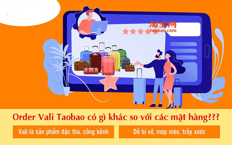 Order vali Taobao với 7 mẫu vali "HOT" "HIT" nhất năm 2021